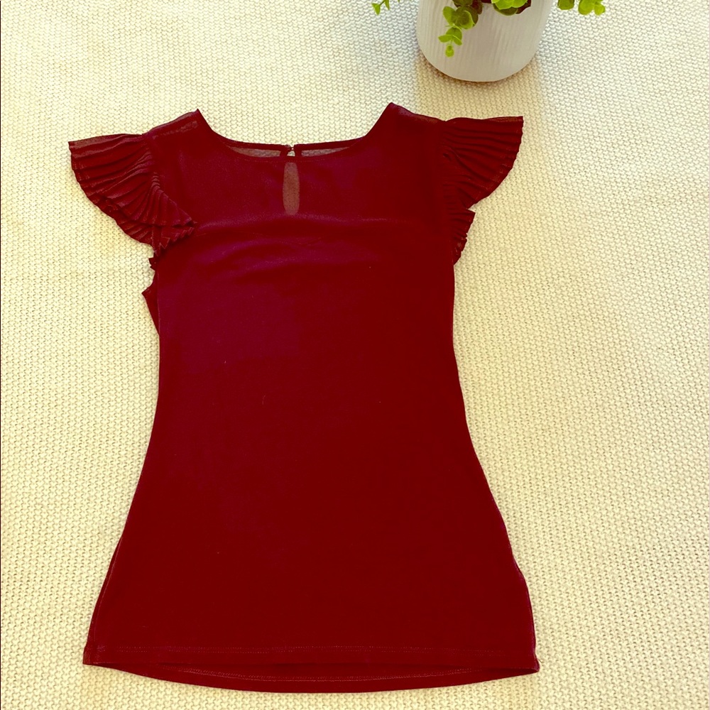 2/$19 Express Flutter Sleeve Top